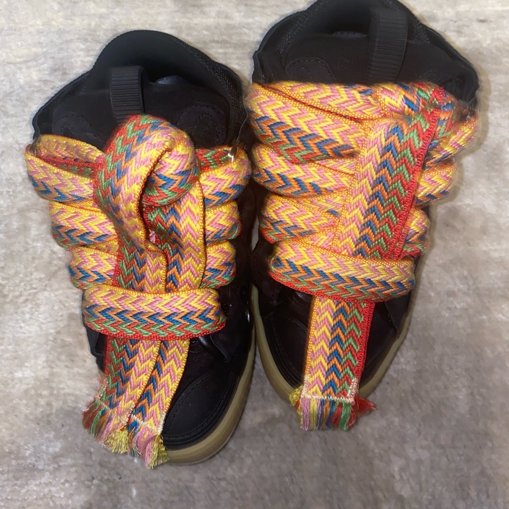 Lanvin curb sneakers